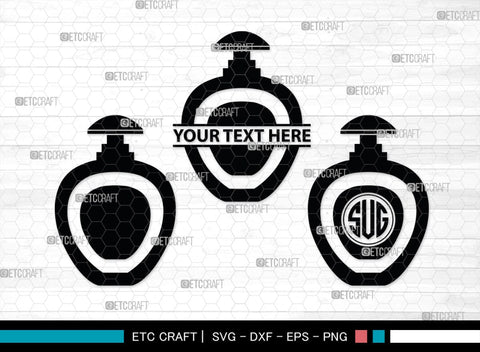 Perfume Monogram, Perfume Silhouette, Perfume SVG, Perfume, Perfume Bottle Svg, Fashion Svg, SB00209 SVG ETC Craft 
