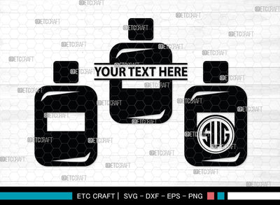 Perfume Monogram, Perfume Silhouette, Perfume SVG, Perfume, Perfume Bottle Svg, Fashion Svg, SB00209 SVG ETC Craft 