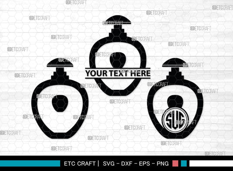 Perfume Monogram, Perfume Silhouette, Perfume SVG, Perfume, Perfume Bottle Svg, Fashion Svg, SB00209 SVG ETC Craft 