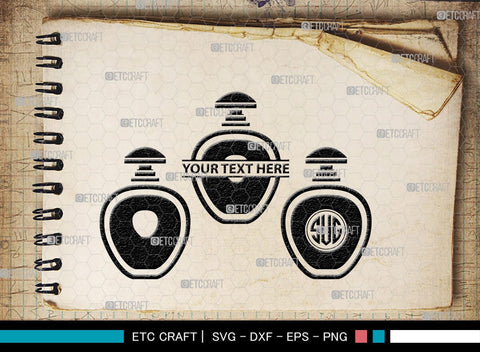 Perfume Monogram, Perfume Silhouette, Perfume SVG, Perfume, Perfume Bottle Svg, Fashion Svg, SB00209 SVG ETC Craft 