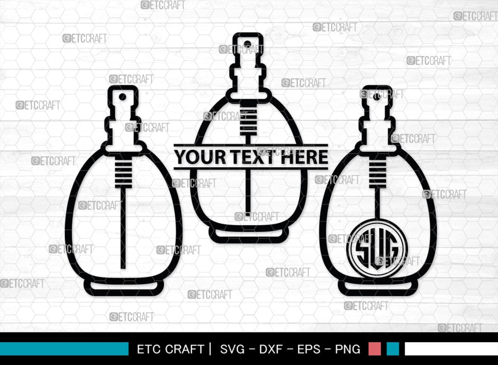 Perfume Monogram, Perfume Silhouette, Perfume SVG, Perfume, Perfume ...