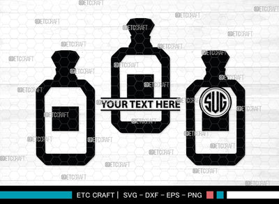 Perfume Monogram, Perfume Silhouette, Perfume SVG, Perfume, Perfume Bottle Svg, Fashion Svg, SB00209 SVG ETC Craft 