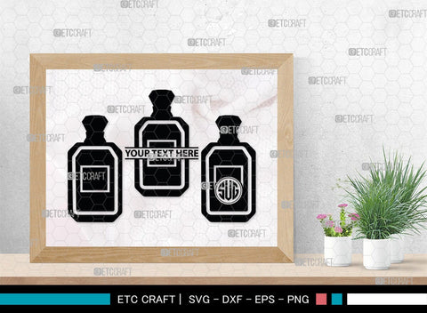 Perfume Monogram, Perfume Silhouette, Perfume SVG, Perfume, Perfume Bottle Svg, Fashion Svg, SB00209 SVG ETC Craft 