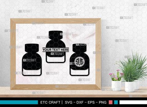Perfume Monogram, Perfume Silhouette, Perfume SVG, Perfume, Perfume Bottle Svg, Fashion Svg, SB00209 SVG ETC Craft 
