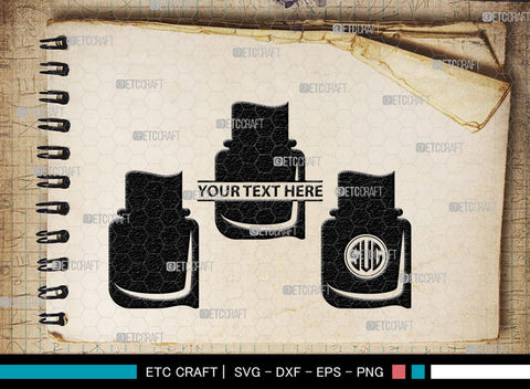 Perfume Monogram, Perfume Silhouette, Perfume SVG, Perfume, Perfume Bottle Svg, Fashion Svg, SB00209 SVG ETC Craft 