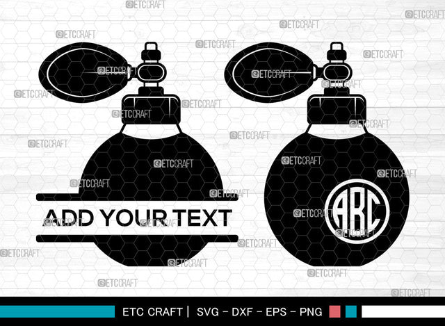 Perfume Monogram SVG, Womens Perfume svg, Bottle Svg, Scent Bottle Svg, Floral Perfume Svg, Split Monogram Svg, Perfume Bottle Svg SVG ETC Craft 