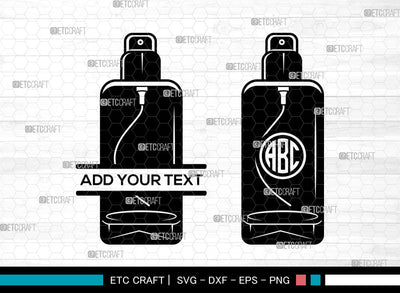 Perfume Monogram SVG, Womens Perfume svg, Bottle Svg, Scent Bottle Svg, Floral Perfume Svg, Split Monogram Svg, Perfume Bottle Svg SVG ETC Craft 