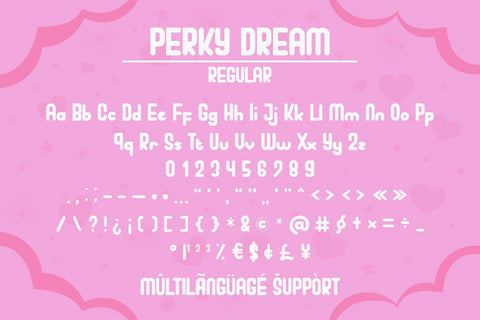 Perky Dream - Playful Display Font Font Alpaprana Studio 