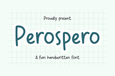Perospero Font Allouse.Studio 