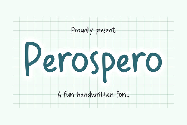 Perospero Font Allouse.Studio 