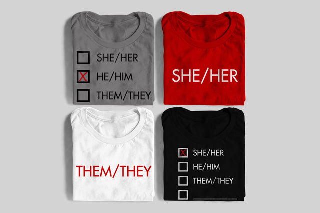 Personal Gender Pronouns SVG Designed by Geeks 