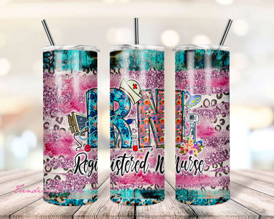 Personalized Doctor Nurse RN Healthcare Worker 20oz Skinny Tumbler Cup Christmas Birthday Gift digital download PNG Sublimation TrendingDesign 
