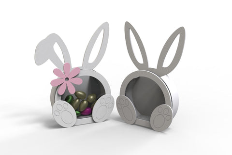 Personalized Easter bunny box for chocolate eggs - laser cutting file, vector file - INSTANT DOWNLOAD - Commercial use SVG Shelly Agronin 