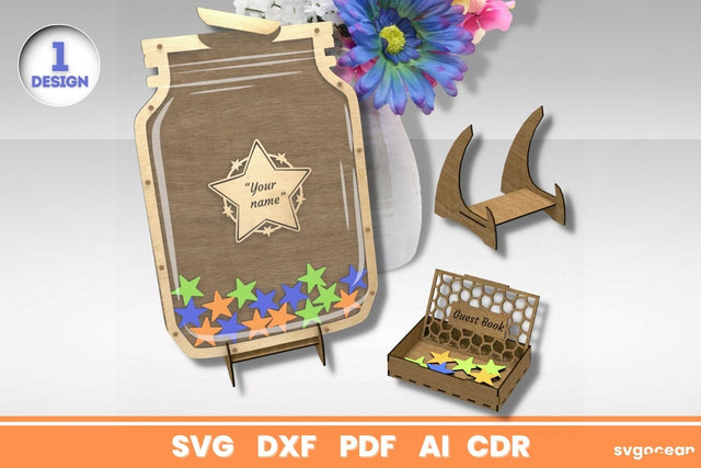 Personalized Reward Jar Laser Cut | SVG | Glowforge SVG SvgOcean 