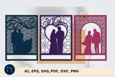 Personalized wedding card svg bundle SVG MD JOYNAL ABDIN 
