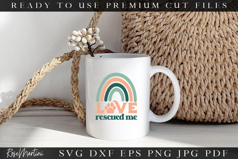 Pet Adoption SVG Bundle | Pet Rescue Cut Files | Pet Adoption Quotes SVG SVG RoseMartiniDesigns 