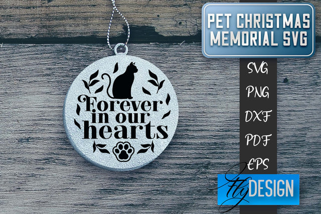 Pet Christmas Memorial SVG | Christmas Memorial SVG | Pets SVG Fly Design 