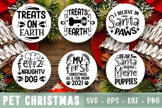 Pet Christmas SVG Bundle.Holiday Dog Bandana svg bundle, SVG Designangry 