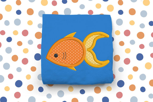 Pet Goldfish Applique Embroidery Embroidery/Applique DESIGNS Risa Rocks It 