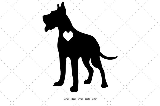 Pet Memorial, Great Dane Gift, Great Dane Dog, Dog Art, Dog Clipart, Dog Svg, Gifts for Dogs, Dog Lover Gifts SVG SVG Digital Designer 