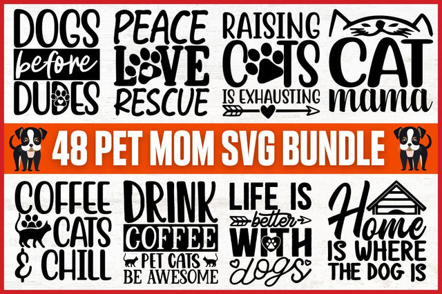 Pet Mom SVG Bundle SVG Designangry 