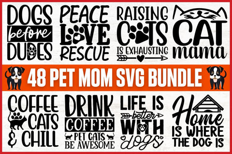Pet Mom SVG Bundle SVG Designangry 