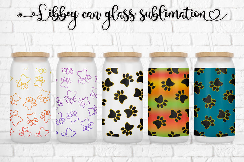 Pet raws libbey can glass sublimation | Cofee can designs Sublimation Svetana Studio 