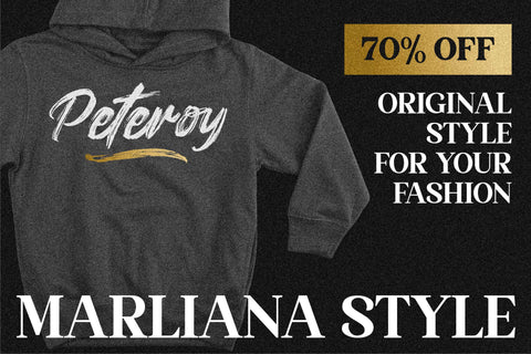 Peteroy Font Letterena Studios 