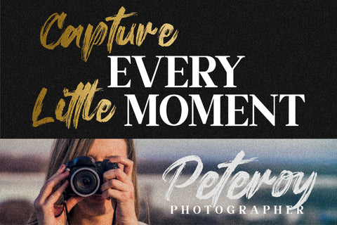 Peteroy Font Letterena Studios 