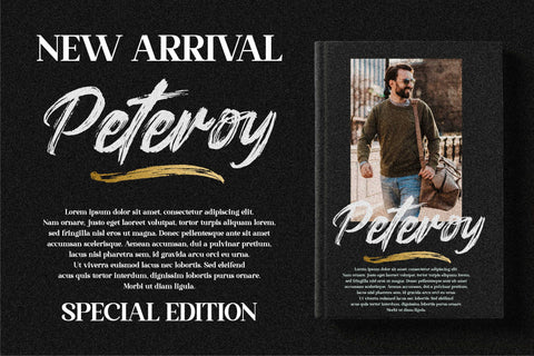 Peteroy Font Letterena Studios 