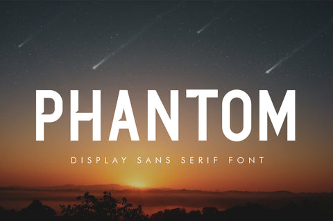 Phantom – Modern Display Font Font Vultype Co 