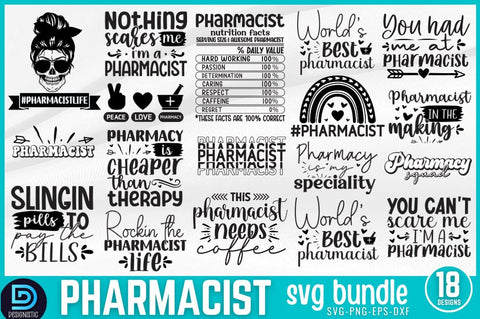 Pharmacist SVG bundle SVG DESIGNISTIC 