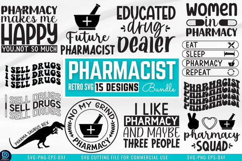 Pharmacist SVG bundle SVG DESIGNISTIC 