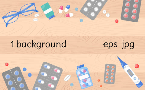 Pharmacy Vector Collection | Medicine PNG Clipart | Patterns Sublimation AnnaViolet_store 