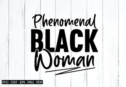 phenomenal black woman svg SVG designstore 