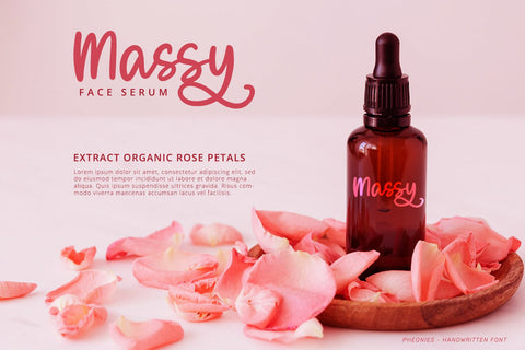 Pheonies-Handwritten Font Font yumnatype 