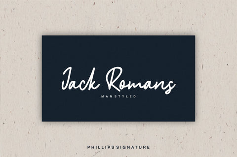 Phillips – Signature Font Font Good Java 