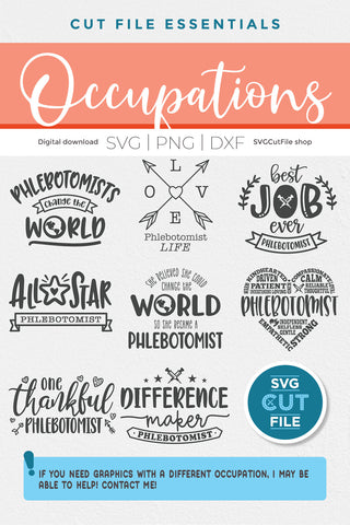 Phlebotomist svg, phlebotomy svg bundle SVG SVG Cut File 