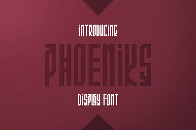 Phoeniks - Display font Font VPcreativeshop 