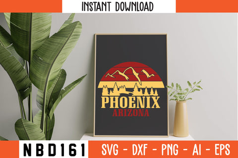 phoenix arizona T-Shirt Design SVG Nbd161 