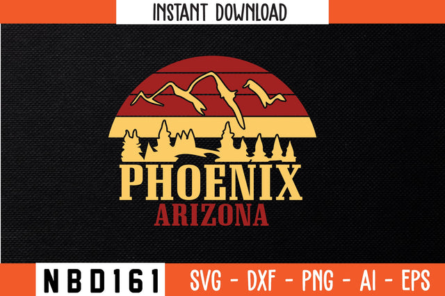 phoenix arizona T-Shirt Design SVG Nbd161 