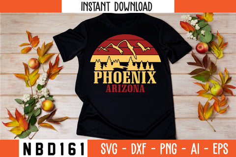 phoenix arizona T-Shirt Design SVG Nbd161 
