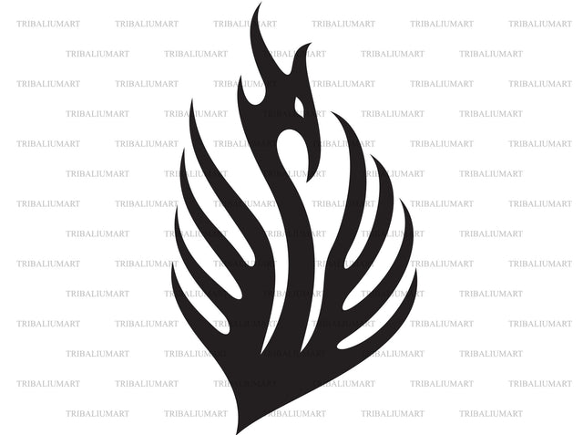 Phoenix bird SVG TribaliumArtSF 