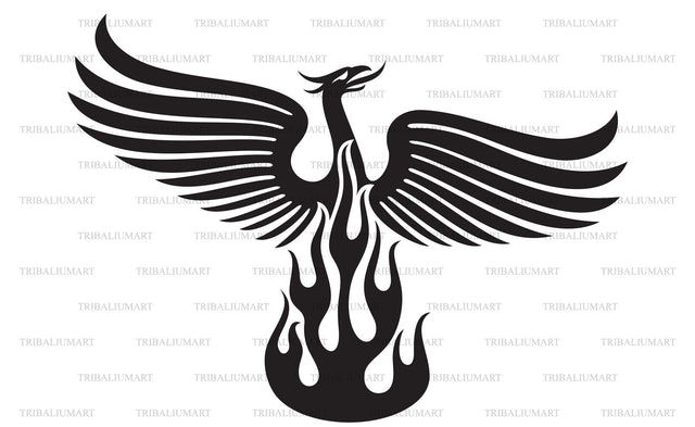 Phoenix bird SVG TribaliumArtSF 