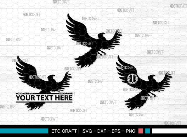 Phoenix Monogram, Phoenix Silhouette, Phoenix SVG, Phoenix Bird Svg, Firebird Svg, Tribal Phoenix Svg, SB00302 SVG ETC Craft 