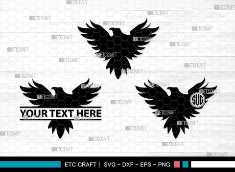 Phoenix Monogram, Phoenix Silhouette, Phoenix SVG, Phoenix Bird Svg, Firebird Svg, Tribal Phoenix Svg, SB00302 SVG ETC Craft 