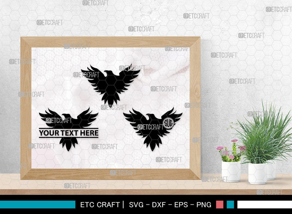 Phoenix Monogram, Phoenix Silhouette, Phoenix SVG, Phoenix Bird Svg ...