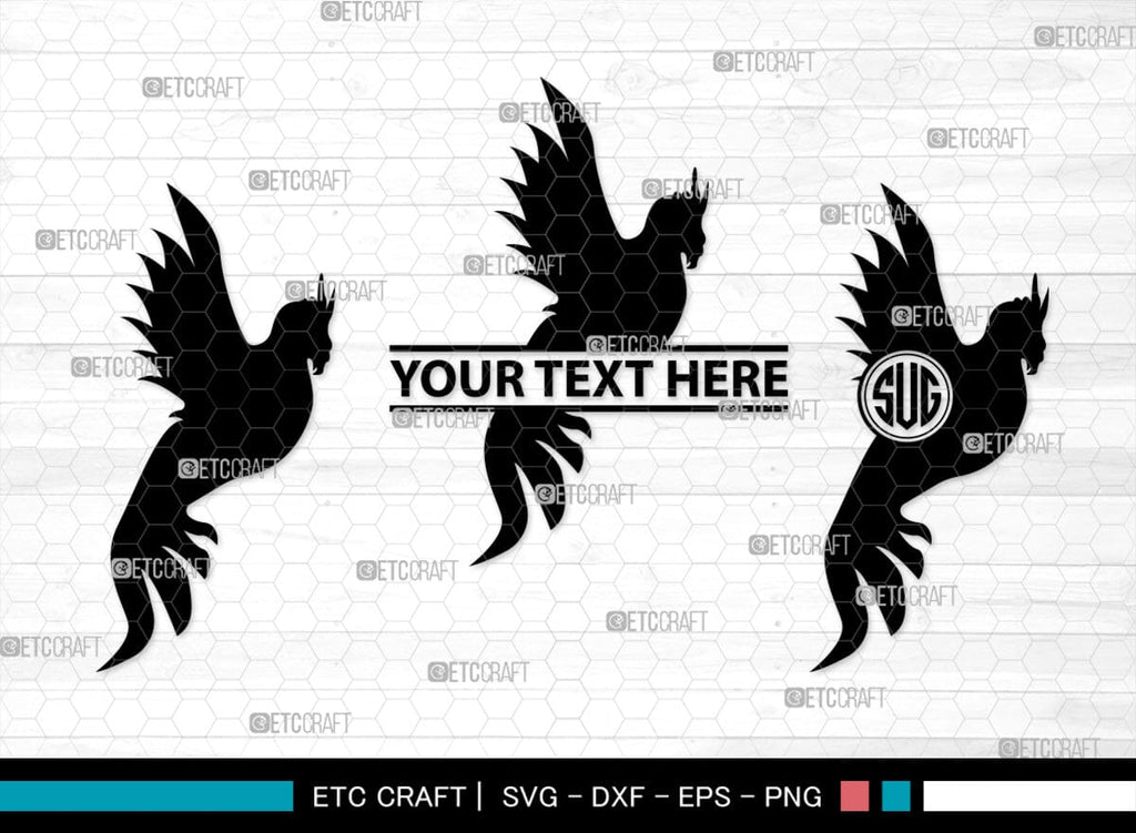 Phoenix Monogram, Phoenix Silhouette, Phoenix SVG, Phoenix Bird Svg ...