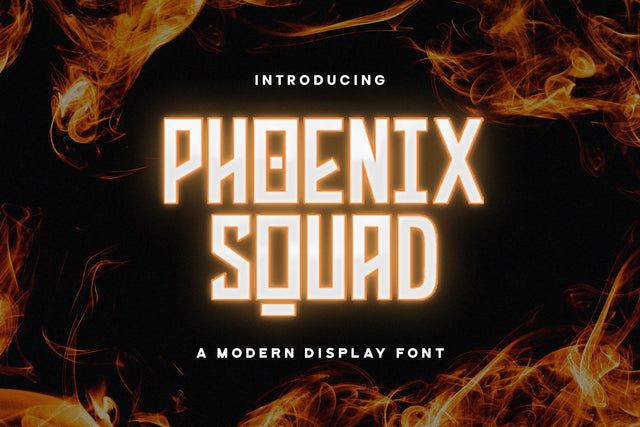 Phoenix Squad - Modern Display Font Font StringLabs 