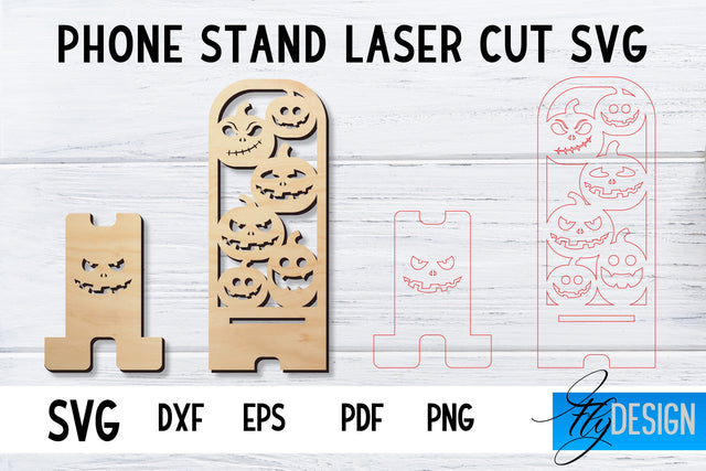 Phone Stand Laser Cut SVG | Cell Phone Stand SVG SVG Fly Design 